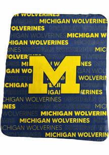 Michigan Wolverines Classic Fleece Blanket - Blue