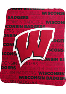 Wisconsin Badgers Classic Fleece Blanket - Red