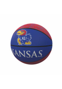 Logo Brands Kansas Jayhawks Repeating Logo Mini Basketball