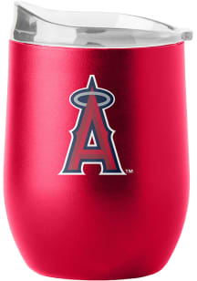 Los Angeles Angels 16 oz Flipside Powder Coat Curved Stainless Steel Stemless - Red