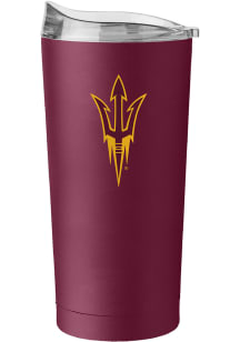 Logo Brands Arizona State Sun Devils 20 oz Flipside Powder Coat Stainless Steel Tumbler - Red