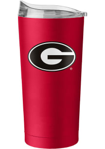Logo Brands Georgia Bulldogs 20 oz Flipside Powder Coat Stainless Steel Tumbler - Red