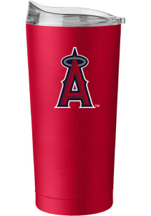 Logo Brands Los Angeles Angels 20 oz Flipside Powder Coat Stainless Steel Tumbler - Red