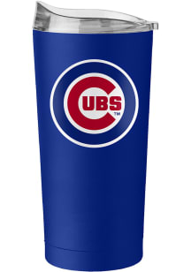 Logo Brands Chicago Cubs 20 oz Flipside Powder Coat Stainless Steel Tumbler - Blue