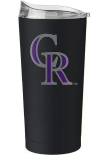 Logo Brands Colorado Rockies 20 oz Flipside Powder Coat Stainless Steel Tumbler - Purple