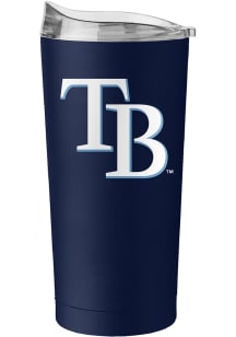 Logo Brands Tampa Bay Rays 20 oz Flipside Powder Coat Stainless Steel Tumbler - Navy Blue