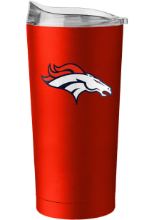 Logo Brands Denver Broncos 20 oz Flipside Powder Coat Stainless Steel Tumbler - Orange