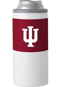 Logo Brands Indiana Hoosiers 12 oz Colorblock Slim Stainless Steel Coolie