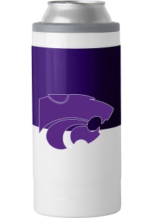 Logo Brands K-State Wildcats 12 oz Colorblock Slim Stainless Steel Coolie