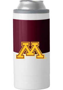 Logo Brands Minnesota Golden Gophers 12 oz Colorblock Slim Stainless Steel Coolie