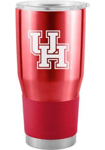 Logo Brands Houston Cougars 30oz Stainless Steel Tumbler - Red