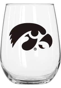 Iowa Hawkeyes 16oz Classic Stemless Wine Glass - Yellow