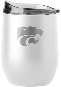 K-State Wildcats 16oz Stainless Steel Stemless - White