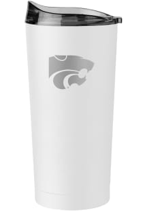 Logo Brands K-State Wildcats 20oz Powder Coat Stainless Steel Tumbler - White