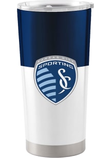 Logo Brands Sporting Kansas City 20 oz Stainless Steel Tumbler - Blue