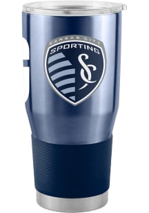 Logo Brands Sporting Kansas City 30 oz Stainless Steel Tumbler - Blue