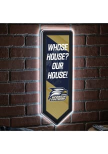 Georgia Southern Eagles 9x23 Banner Shaped Light Up Sign - Blue