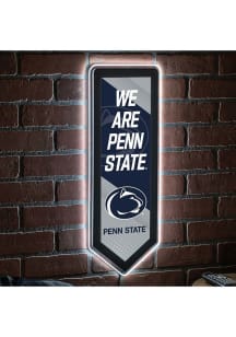 Penn State Nittany Lions 9x23 Banner Shaped Light Up Sign - Blue