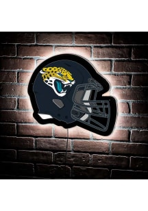 Jacksonville Jaguars 19.5x15 Helmet Light Up Sign - Blue