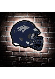 Nevada Wolf Pack 19.5x15 Helmet Light Up Sign - Silver