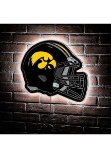 Iowa Hawkeyes 19.5x15 Helmet Light Up Sign - Black