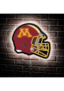 Minnesota Golden Gophers 19.5x15 Helmet Light Up Sign - Maroon