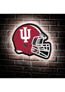 Indiana Hoosiers 19.5x15 Helmet Light Up Sign - Red