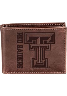 Texas Tech Red Raiders Leather Mens Bifold Wallet