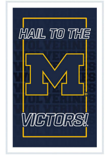 Michigan Wolverines LED Lighted Wall Sign - Blue