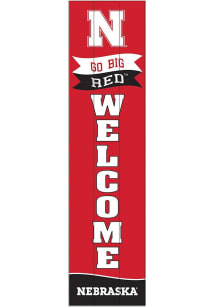 Nebraska Cornhuskers Porch Leaner Sign - Red