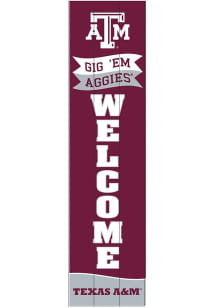 Texas A&M Aggies Porch Leaner Sign - Maroon