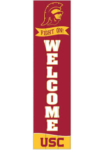 USC Trojans Porch Leaner Sign - Cardinal