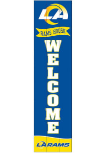 Los Angeles Rams Porch Leaner Sign - Blue