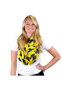 Michigan Wolverines Logo Infinity Womens Scarf
