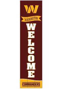Washington Commanders Porch Leaner Sign - Red