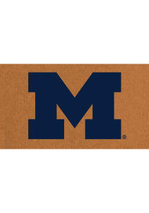 Michigan Wolverines Full Color Coir Door Mat