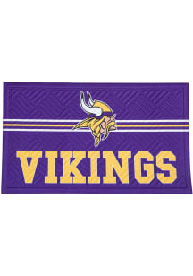 Minnesota Vikings Cross Hatch Embossed Door Mat