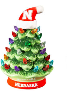 Nebraska Cornhuskers Tree Table Top Decor