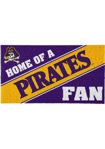 East Carolina Pirates Home of a Fan Door Mat
