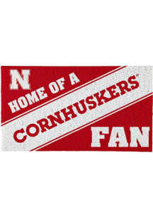 Nebraska Cornhuskers Home of a Fan Door Mat
