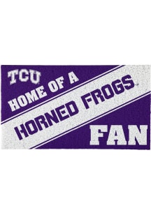 TCU Horned Frogs Home of a Fan Door Mat