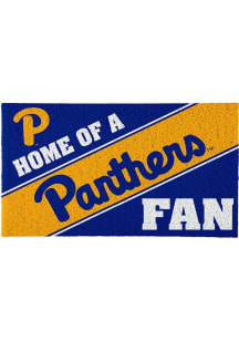 Pitt Panthers Home of a Fan Door Mat