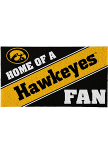 Iowa Hawkeyes Home of a Fan Door Mat