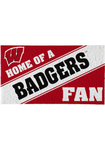 Wisconsin Badgers Home of a Fan Door Mat