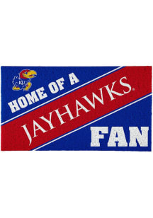 Kansas Jayhawks Home of a Fan Door Mat