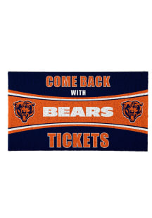 Chicago Bears Come Back With Tickets Door Mat