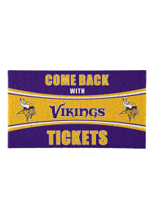 Minnesota Vikings Come Back With Tickets Door Mat