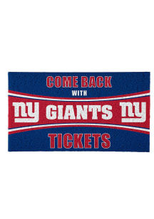 New York Giants Come Back With Tickets Door Mat