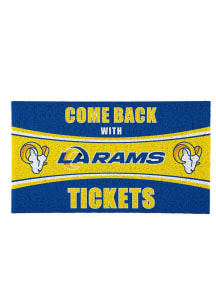 Los Angeles Rams Come Back With Tickets Door Mat
