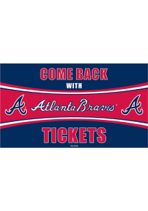 Atlanta Braves Come Back With Tickets Door Mat